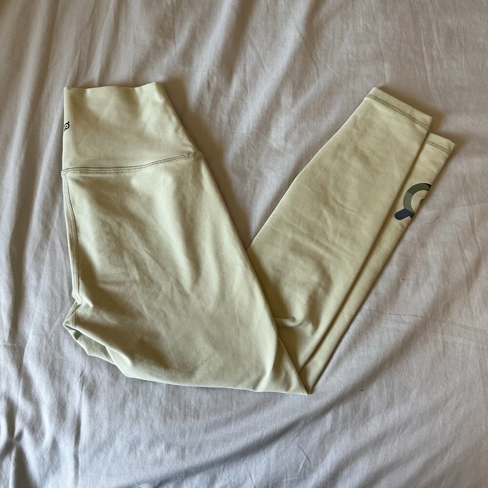 Peloton Cadence Sage Green Athletic High Rise Ankle Leggings S